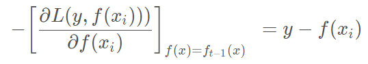 ôL(y, f (Xi)))  Of@i)  —ft-l(x) 