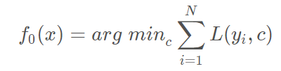 fo@) — arg minc  L(Yi, c)  izl 