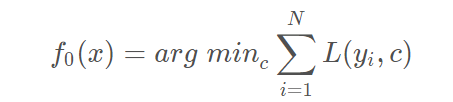 L(Yi, c)  arg mine 