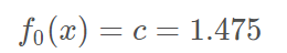 fo(æ)  ¯ C 1.475 